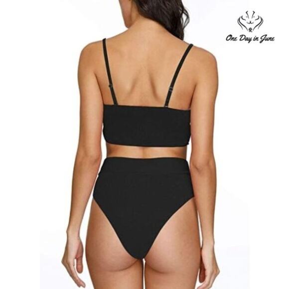 Pink Queen Removable Strap Bikini Swimsuit Size S - Picture 2 of 4